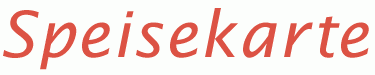 Speisekarte